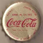 Kowalsik (PN73, brak ceny, Browar Zabrze - matowy pokrywany, napis COCA COLA i inne mniejsze, napisy na zabkach: II-X TRWA�OS� 12 MIES.; VIII-IV: ZA ZEZWOLENIEM THE  COCA COLA COMPANY)