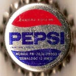 Pedro (PN76, bez ceny, granatowy, tekst na zabkach (od 6ej): WYPRODUKOWANO ZA ZEZWOLENIEM PEPSICO. INC.. N.Y. KRAKOWSKI Z.P.S. POLMOS KRAK�W NOWA HUTA UL. MAKUSZY�SKIEGO.)