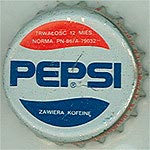 Pedro (Tekst na zabkach (od 6ej): WYPRODUKOWANO ZA ZEZWOLENIEM PEPSICO. INC.. N.Y. (od 1ej do 8ej) MZPOW W TARCZYNIE K/WARSZAWY - srebrne zabki)